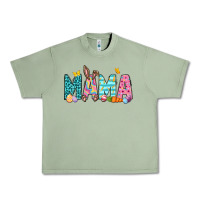 Oil Green Easter Mama Easter Day Urban Heavy Tee - Neo Western