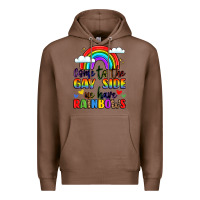 Chestnut come to the gay side we have rainbows Premium Hoodie - LillyAllenDesigns