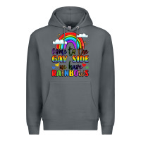 Rock come to the gay side we have rainbows Premium Hoodie - LillyAllenDesigns