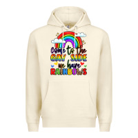 Sandshell come to the gay side we have rainbows Premium Hoodie - LillyAllenDesigns