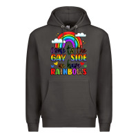 Smoke come to the gay side we have rainbows Premium Hoodie - LillyAllenDesigns
