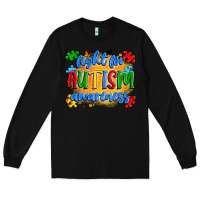Black fight for autism awareness Long Sleeve Tee - Artiststas