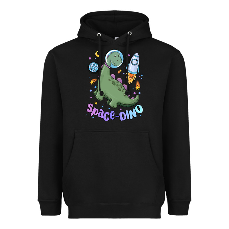 Space Dino Heavyweight Hoodie by MaliasSmallBusiness | Teevron