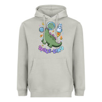 Moon Dust space dino Heavyweight Hoodie - MaliasSmallBusiness