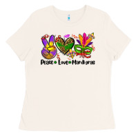 Bone peace love  mardi gras Ladies Tee - AdoDesignShop