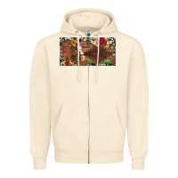 Sandshell western turquoise gemstone horse cowhide leopard floral background lic Zipper Hoodie - Artiststas