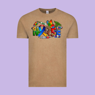 Autism Nurse Vintage Tee Designed By Zillion Design Studio