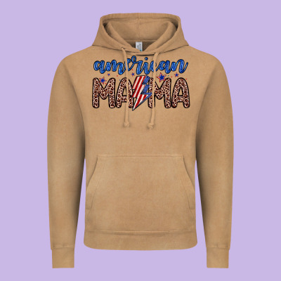 American Mama Vintage Hoodie Designed By Zillion Design Studio