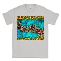 Leopard Turquoise Sunflower Classic Tee | Teevron