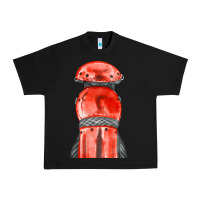 Black red leg guard fa element Urban Heavy Tee - FaDigitalArtStudio