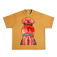 Peanut Butter red leg guard fa element Urban Heavy Tee - FaDigitalArtStudio