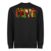Black Mexico Love Heavyweight Sweatshirt - texasbilliewilder
