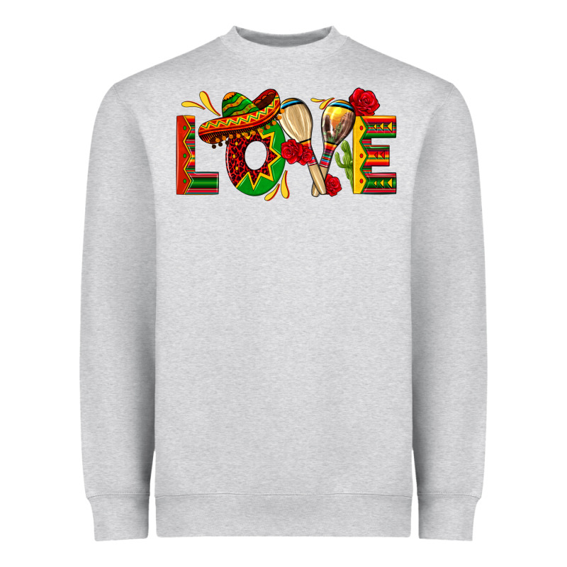 Mexico Love Heavyweight Sweatshirt by texasbilliewilder | Teevron