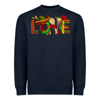 Navy Mexico Love Heavyweight Sweatshirt - texasbilliewilder