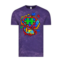 Autism Superhero Ripped Tshirt Vintage Tee | Teevron