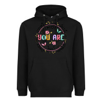 Black you are enough Heavyweight Hoodie - MaliasSmallBusiness