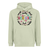 Matcha you are enough Heavyweight Hoodie - MaliasSmallBusiness