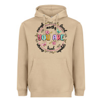 Mushroom you are enough Heavyweight Hoodie - MaliasSmallBusiness