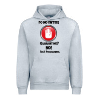 Heather Grey I'm Not In Quarantine I'm A Programmer Urban Hoodie - Bettercallsaul