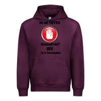 Mauve Wine I'm Not In Quarantine I'm A Programmer Urban Hoodie - Bettercallsaul