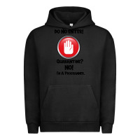 Pigment Black I'm Not In Quarantine I'm A Programmer Urban Hoodie - Bettercallsaul