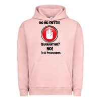 Pigment Salmon I'm Not In Quarantine I'm A Programmer Urban Hoodie - Bettercallsaul
