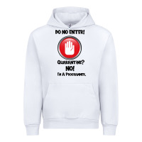 White I'm Not In Quarantine I'm A Programmer Urban Hoodie - Bettercallsaul