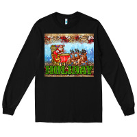 Black holiday and santa. claus Long Sleeve Tee - AdoDesignShop