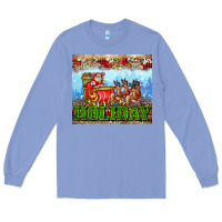 Colony Blue holiday and santa. claus Long Sleeve Tee - AdoDesignShop