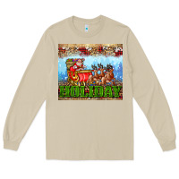 Holiday And Santa. Claus Long Sleeve Tee | Teevron