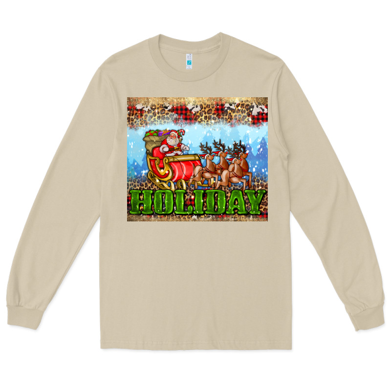 Holiday And Santa. Claus Long Sleeve Tee by AdoDesignShop | Teevron