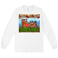 White holiday and santa. claus Long Sleeve Tee - AdoDesignShop