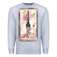 Heather Grey hair stylist Premium Sweatshirt - MaliasSmallBusiness
