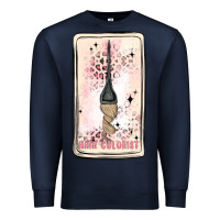 Navy hair stylist Premium Sweatshirt - MaliasSmallBusiness