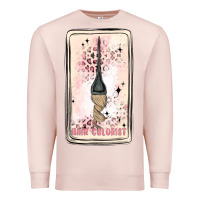Pale Pink hair stylist Premium Sweatshirt - MaliasSmallBusiness