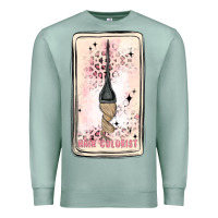 Seafoam hair stylist Premium Sweatshirt - MaliasSmallBusiness