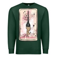 Sports Green hair stylist Premium Sweatshirt - MaliasSmallBusiness