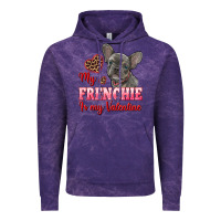 My Frenchie Is My Valentine Vintage Hoodie | Teevron