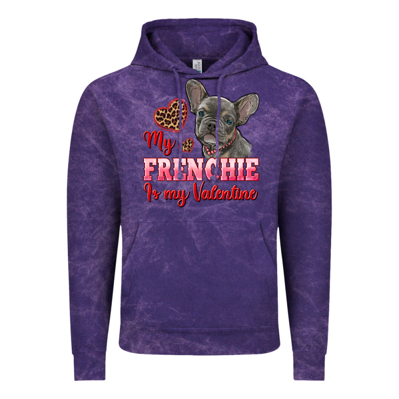 My Frenchie Is My Valentine Vintage Hoodie by RanaPortraitStore | Teevron