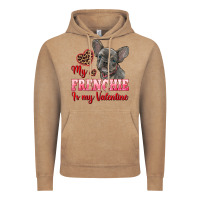 Vintage Coffee my frenchie is my valentine Vintage Hoodie - RanaPortraitStore