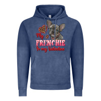 Vintage Denim my frenchie is my valentine Vintage Hoodie - RanaPortraitStore