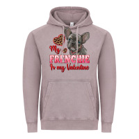 Vintage Zinc my frenchie is my valentine Vintage Hoodie - RanaPortraitStore