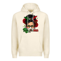 Tofu mexicana woman messy bun Premium Hoodie - LillyAllenDesigns