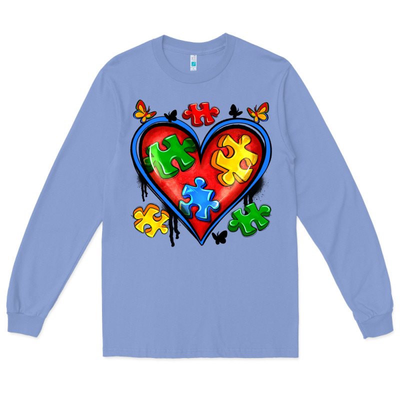 Autism Heart Long Sleeve Tee by Artiststas | Teevron