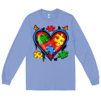 Colony Blue autism heart Long Sleeve Tee - Artiststas
