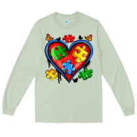 Matcha autism heart Long Sleeve Tee - Artiststas