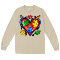 Mushroom autism heart Long Sleeve Tee - Artiststas