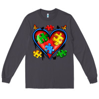 Smoke autism heart Long Sleeve Tee - Artiststas