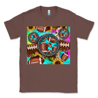 Chestnut football tie dye gemstone sunflower Classic Tee - JahusDesignShop