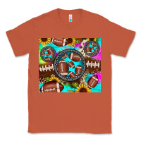 Copper football tie dye gemstone sunflower Classic Tee - JahusDesignShop